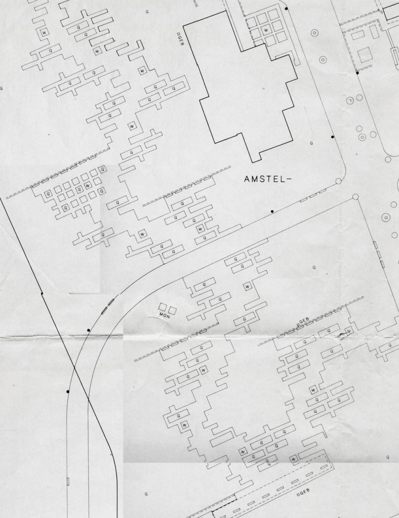 Werktekening Rosarium van de Gemeente Amsterdam, 1972